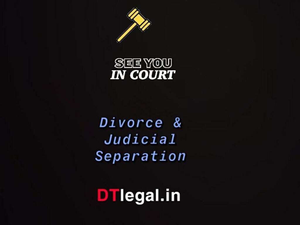 Grounds for Judicial Separation and Divorce under Hindu Law 1