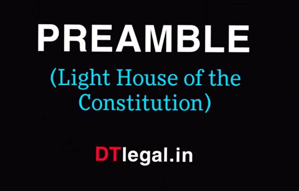 Preamble to the Constitution: Adoption, Nature & Objective 1