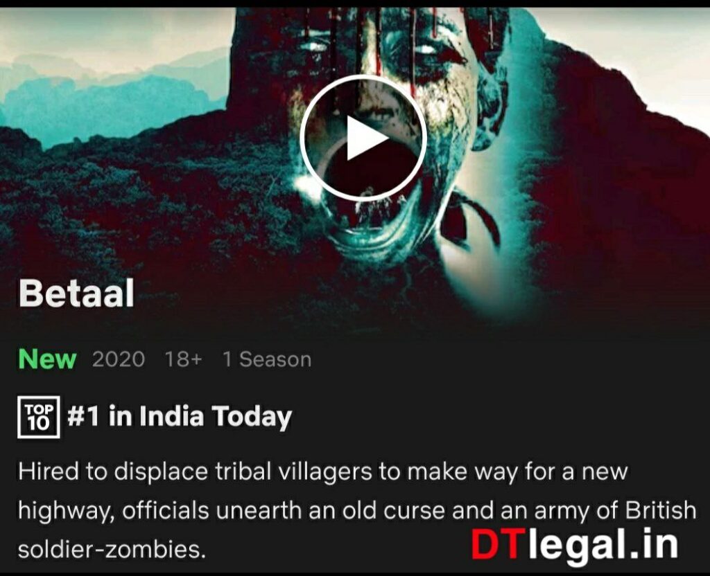 Bombay HC Refused To Stop The Streaming Of Netflix Series "Betaal" Over Copyright Infringement 1